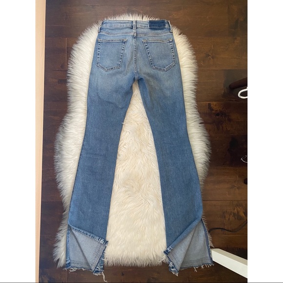 ❌❌SOLD❌❌ ETICA Low Rise Split Hem Flare Jeans - Picture 3 of 6